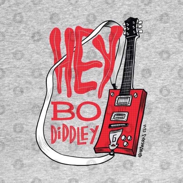 Hey Bo Diddley by adiartworks.com